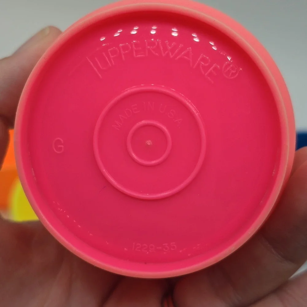 Lot of 5 Vintage Tupperware # 1229 SNACK CUPS
